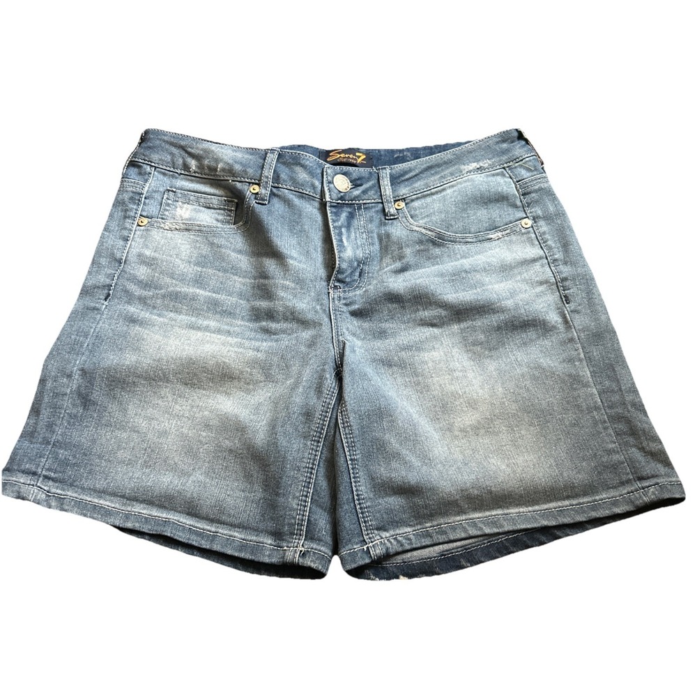 Seven7 Women's Denim Stretch Shorts Size 10
